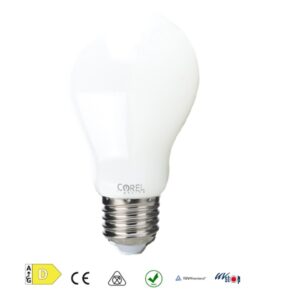 Lampada Goccia LED a Filamento Opale E27 13w Luce Natura 1800 Lumen